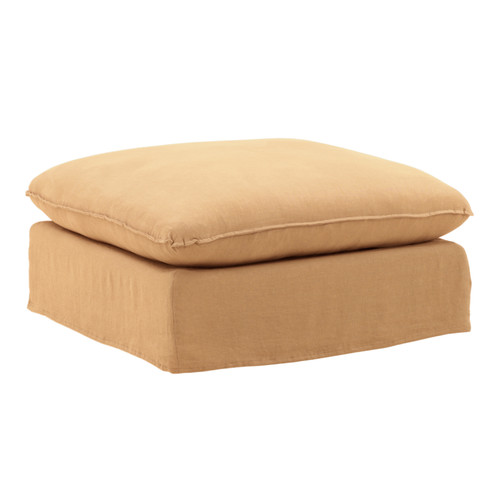 Doorla Ottoman Slipcover Wheat