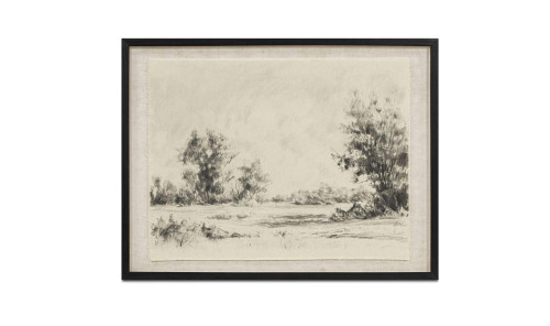WP-1337-37 - Briar Framed Print On Linen