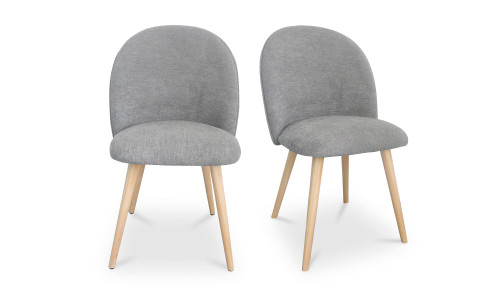 JW-1002-15 - Clarissa Dining Chair Grey   Set Of Two