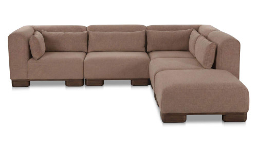 OA-1047-20 - June Dream Modular Sectional Dark Brown