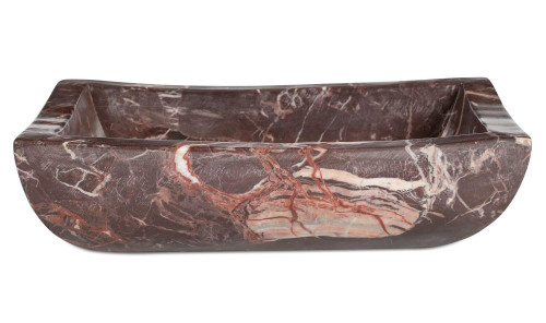 PZ-1025-22 - Piero Basin Deep Red Marble