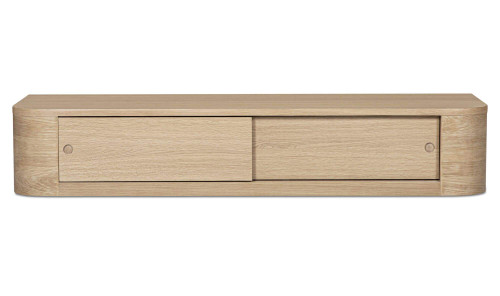 TU-1006-24 - Round Off Floating Console Table Natural