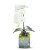Single Orchid in Faux Marble Container