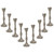 ZS61738-16 - Candlestand Pewter Finish Set of 9