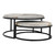 51011686 - Hayword Nesting Coffee Tables Set of 2 Gray Hide