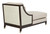 Evie Walnut Chaise, Fava Rosada