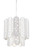 Lapidus White Two-Tiered Chandelier