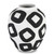 Pagliacci Small Black & White Vase