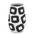 Pagliacci Small Black & White Vase