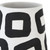 Pagliacci Small Black & White Vase