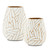 Anika White Vase Set of 2