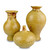 Zlato Yellow Vase Set of 3