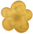 Fleur Large Gold Accent Table