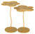 Fleur Large Gold Accent Table