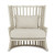Norene Gray Wing Chair, Demetria Parchment