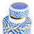 Blue & White Optical Tea Jar Set of 2