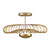 Sheereen Gold Semi-Flush Mount