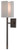 Rocher Bronze Wall Sconce, White Shade