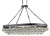 Balthazar Glass Oval Chandelier