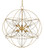 Zenda Gold Orb Chandelier