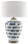 Brushstroke Blue & White Table Lamp