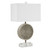 Applique Gray Table Lamp