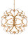 Sappho Gold Orb Chandelier