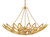 Allemande Gold Chandelier