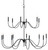 Tirrell Large Black Chandelier