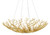 Sea Fan Gold Bowl Chandelier