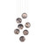 Palatino 3 Round Multi-Drop Pendant