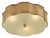 Wexford Brass Flush Mount