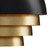 Salviati Large Black & Gold Pendant