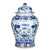 South Sea Blue & White Large Temple Jar