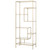 Beakman Bookcase - Brass