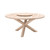 Boca Outdoor Round Dining Table - Gray Teak