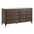 Cambria 8-Drawer Double Dresser - Dutch Brown Oak