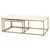 Carrera Nesting Coffee Table - Brushed Gold