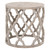 Clover Large End Table - Smoke Gray