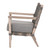 Costa Outdoor Club Chair - Dove Flat Rope-Gray Teak