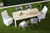 Diego Outdoor Dining Table Top - Gray Teak