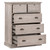 Eden 5-Drawer High Chest - Natural Gray