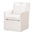 Harmony Arm Chair with Casters - Performance Bisque French Linen LiveSmart Peyton-Pearl