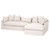Haven 110 RF Slipcover Sectional - Bisque French Linen