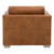 Hayden Taper Arm Sofa Chair - Whiskey Brown-Natural Gray
