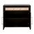 Holland Media Chest - Brushed Black Natural Rattan