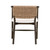Juxtaposition Accent Chair - LiveSmart Peyton-Pearl Matte Brown Oak
