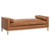 Keaton Daybed - Whiskey Brown-Natural Gray