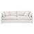 Lena 95 Slope Arm Slipcover Sofa - Bisque