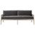 Leone 84 Sofa - Dark Dove Velvet Natural Gray Oak